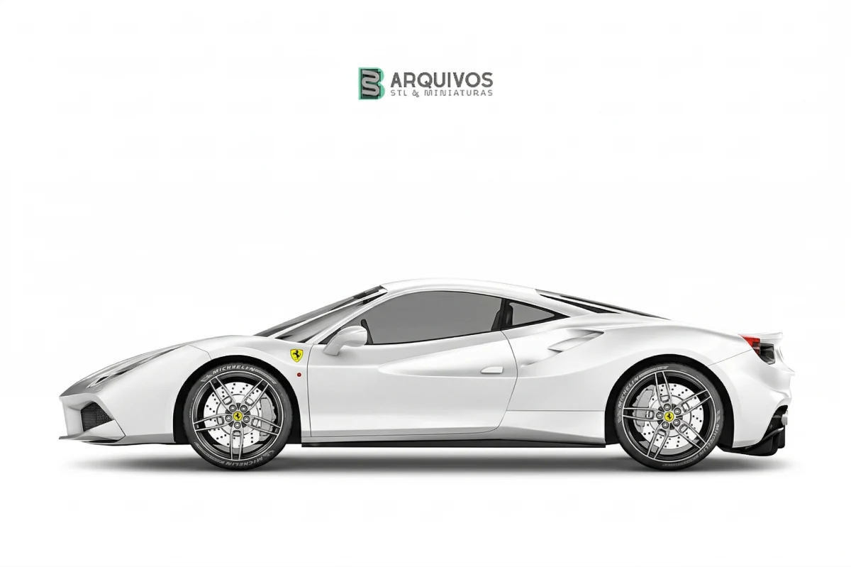 Modelo 3D STL - Ferrari 488 GTB 2016 — foto 5